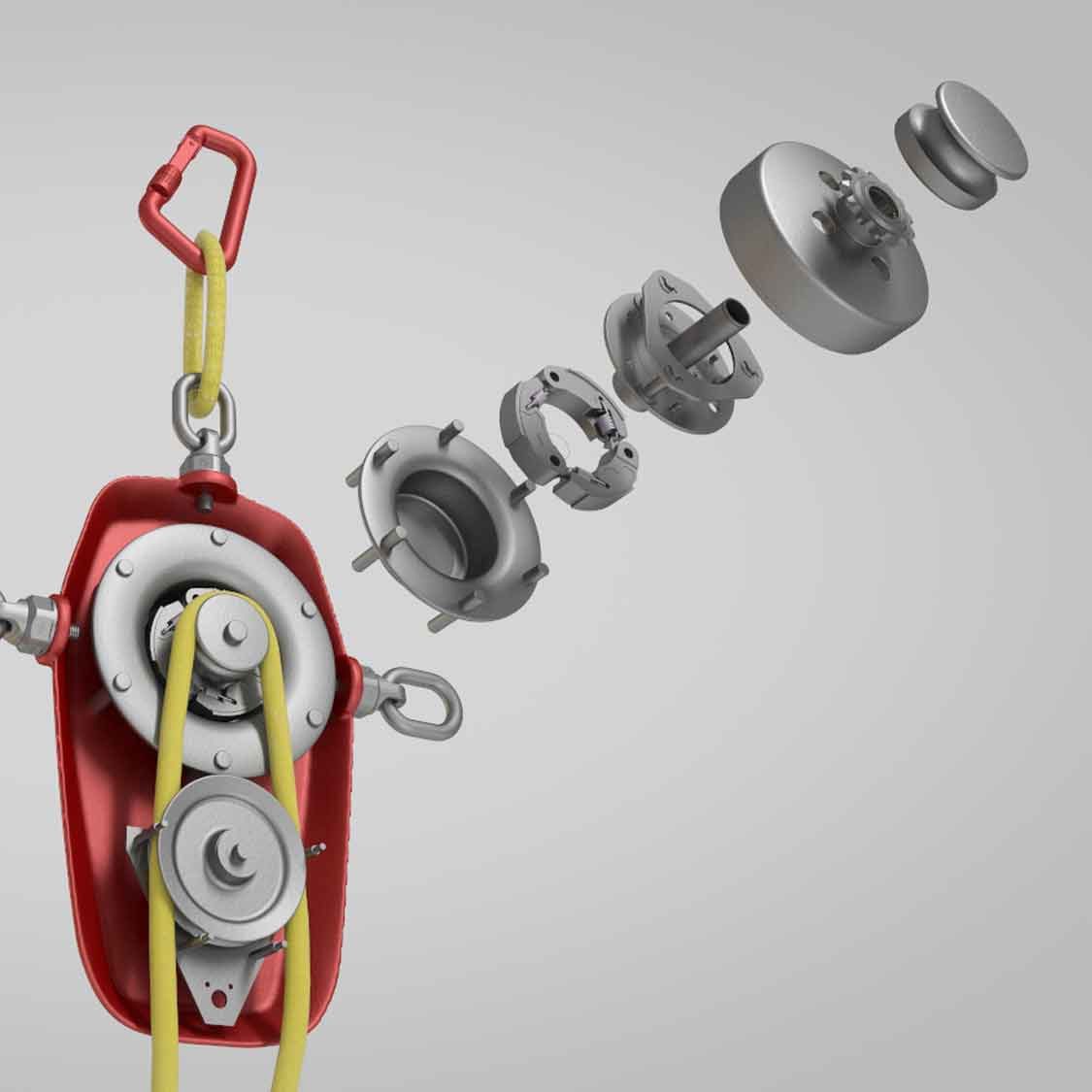 Mechanical exploded view